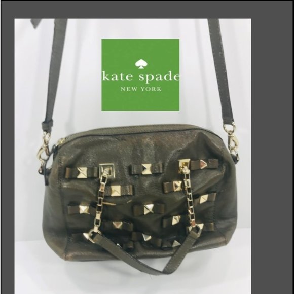 kate spade Handbags - Vintage Kate Spade leather green crossbody bag#KS60